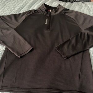 Reebok Charcoal Quarter-Zip Top